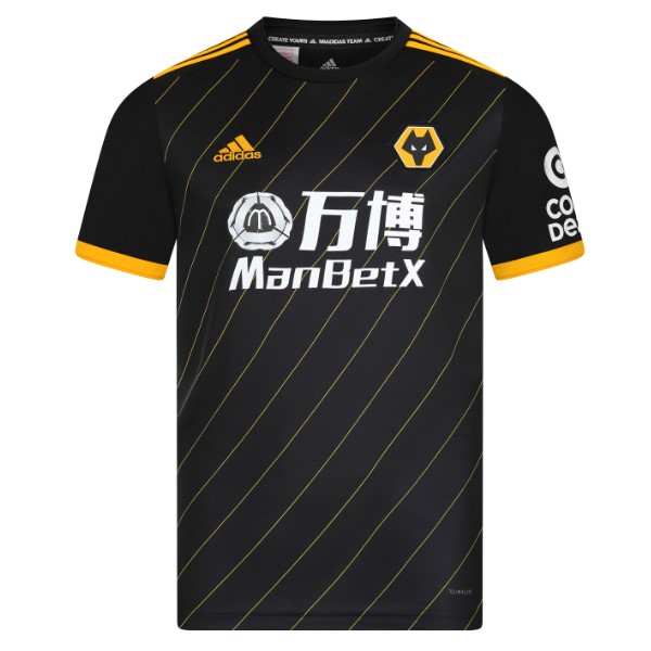 Camiseta Wolves Segunda 2019-2020 Negro